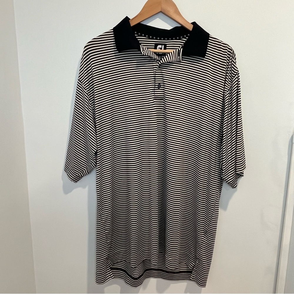 FootJoy Striped Golf Polo Men’s Size Large
